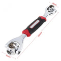 Universal Wrench 48 in 1 Socket Wrench, 360 Degree Rotating Head, Spanner Tool for Home Bicycle Car Repair