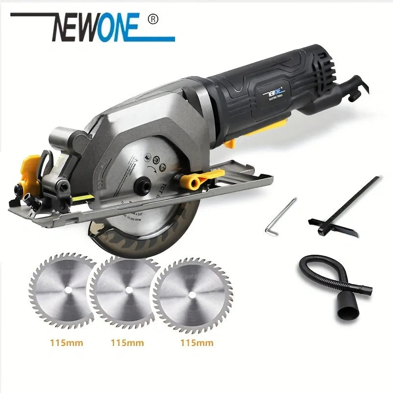 NEWONE 600W/705W Electric Power Tool Electric Mini Circular Saw With Laser Multi-Function Saw, DIY Tool