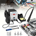 700WHot Air Rework Soldering Iron Station Kit, Rapid Heat up Solder Station, Upgrade Dual System Independent Control, Auto Sleep
