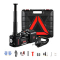 SucceBuy 5T Electric Car Jack Electric Hydraulic Jack 12V Tire Changer with Electric Impact Wrench & LED Light for Sedan SUV Truck