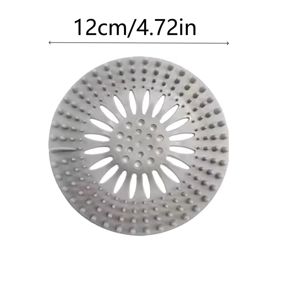 Sink/Tub Hair Trap, Strainer, Deodorizer, Silicone, 1-3 Pieces