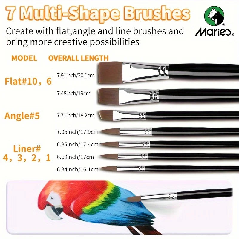 Marie's 31 pcs Oil Paint Set,12ml/0.42oz Tubes,Professional Pigments for Canvas Craft Painting,Gifts for Artist & Adults
