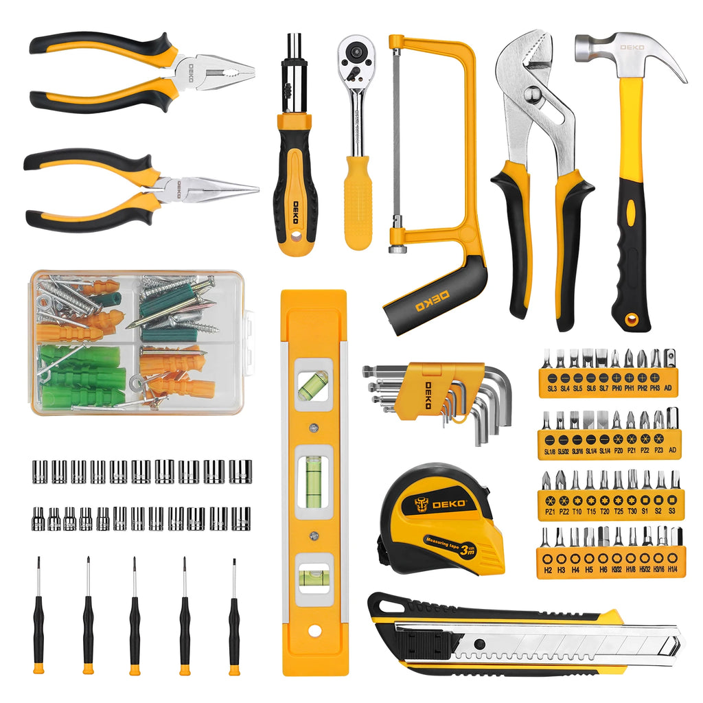 228 Piece Tool Set, For Home, Auto, DIY, Storage Case