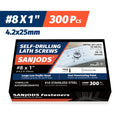 #8 Self Drilling Sheet Metal Screws, 410 Stainless Steel Self Tapping Screws, Phillips Truss Head Lath Screws