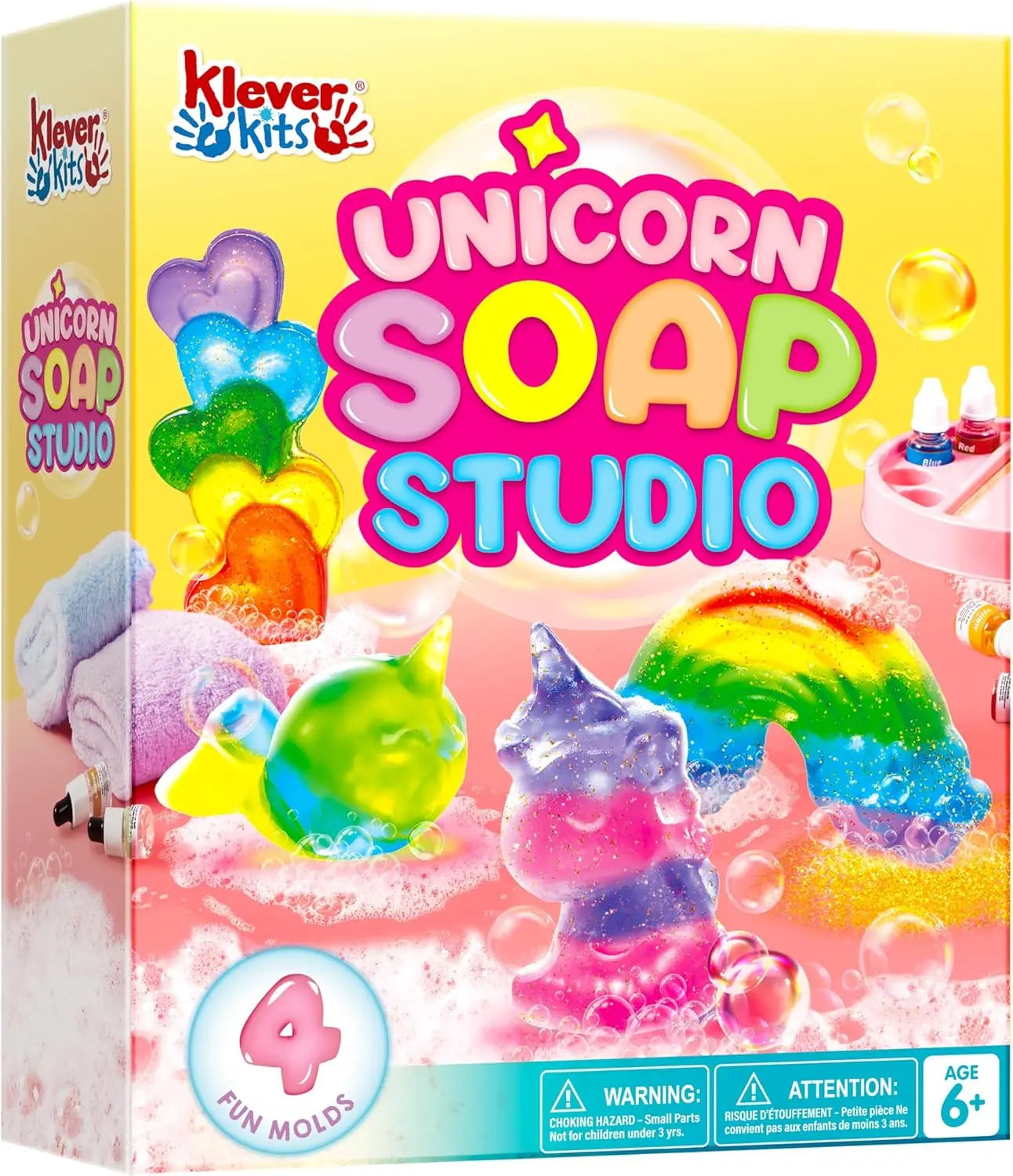 JOYFY Unicorn Soap Making Kit, Girl's Crafts, DIY Project for Kids, STEM Activity, Teenage Gifts