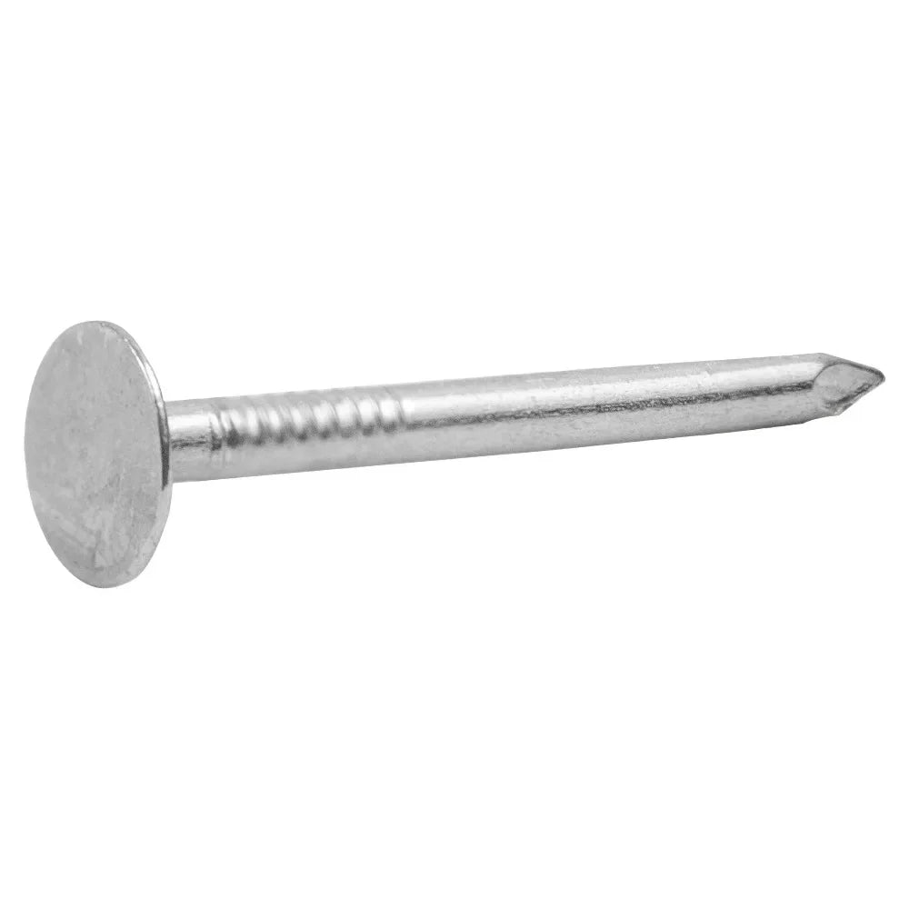 Grip Rite Electro Galvanized Roofing Nails 1Lb Pack of 11 x 1-1/2 Inch Corrosion Resistant Construction Nails for Shingle Metal Roof DIY Building Hardware