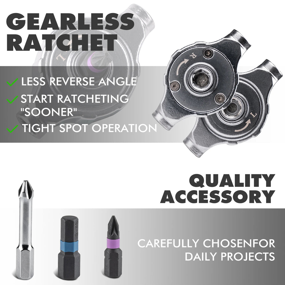 VMAN 40in1 Multifunction Ratchet Screwdriver Set Multi Magnetic Bits Mini Repair Tool Kit  Household Tool For PC & Iphone Etc.