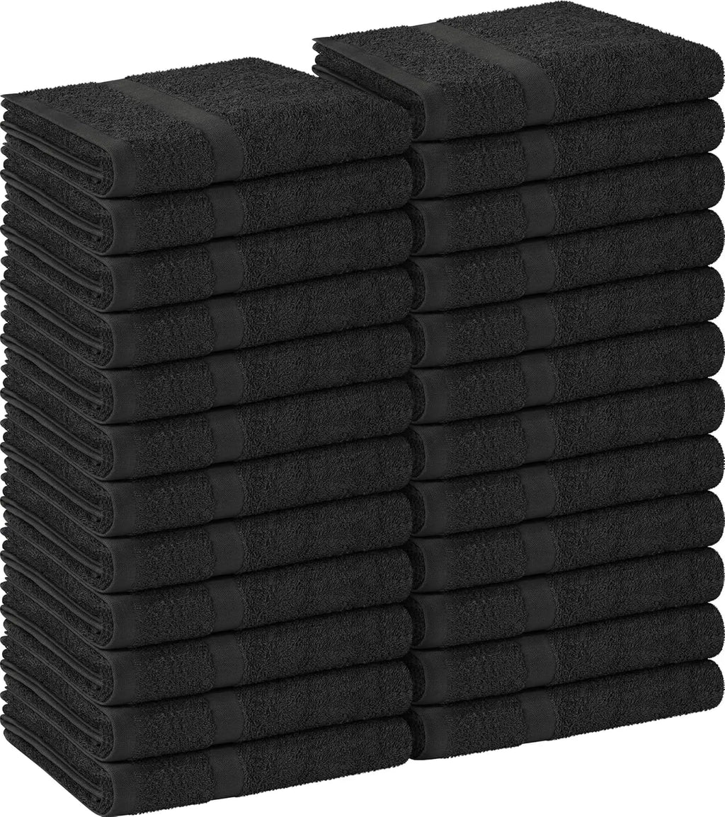 24-Pack Salon Towels, 16x27 Inches, Highly Absorbent Cotton, Various Uses.