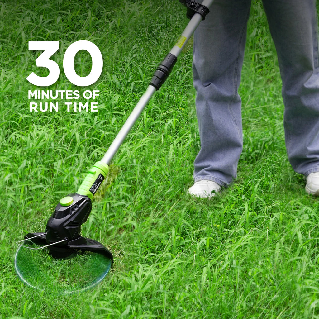 21V Cordless String Edger/Trimmer, 21 Volt Battery, Bump Feed