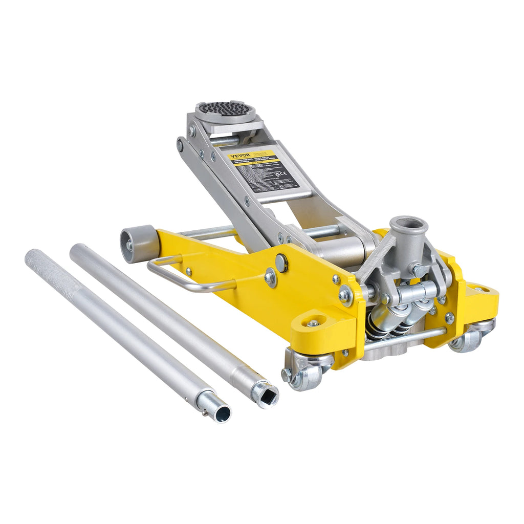 SucceBuy 3T/2T Floor Jack Aluminum Hydraulic Racing Jack Hydraulic Car Jack with Dual Piston Quick Lift Pump for Auto Repair