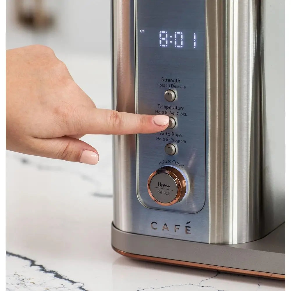 Specialty Drip Coffee Maker | 10-Cup Insulated Thermal Carafe | WiFi Enabled Voice-to-Brew Technology | Barista-Quality Brew
