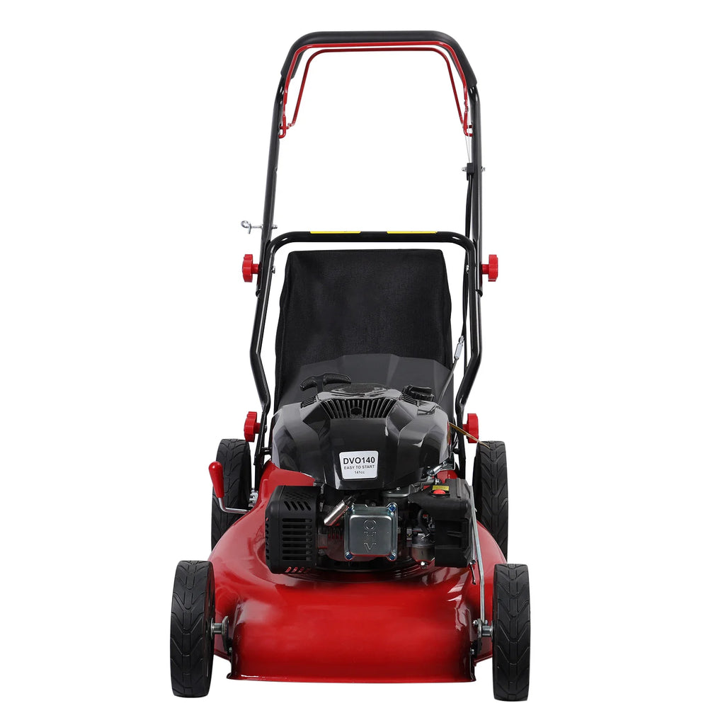 Self-Propelled Lawn Mower, 141cc Gas Engine Lawn Mower, Push Lawn Mower with 50L Gas Tank
