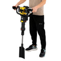 1250W Portable Tree Digger 33CC 2-Stroke Gas Powered Manual Starting Air-Cooled Digging Machine Hand-held Digger for Garden 52CC