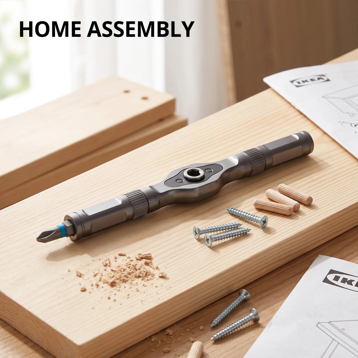 ZENG 24 In 1 Multi-purpose Ratchet Wrench Screwdriver Set Magnetic S2 CRV Bits Modular Interchangeable Handle Portable Storage Box DIY Household Precision Repair Hand Tools Kit