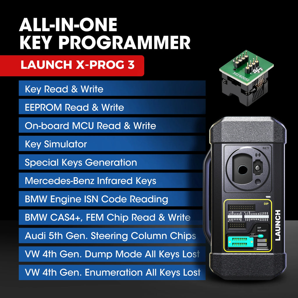 LAUNCH X431 X-PROG3 Car Key Programmer Immobilizer Smart Keys Remote Key programmer tool For X431 PAD 7 PRO5