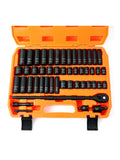 Zuswod Ratchet wrench impact socket tool set, 3/8-inch drive impact  Socket tool set, CR-V material, high-end professional car repair tool set, one-stop solution for home car, motorcycle, bicycle and other repair projects, pr