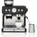 HiMiss Espresso Machine With Grinder 20 Bar Stainless Steel Pressure Maker Featuring Removable 2.8L Water Tank Adjustable Shot Volume Professional For Home Barista And Office
