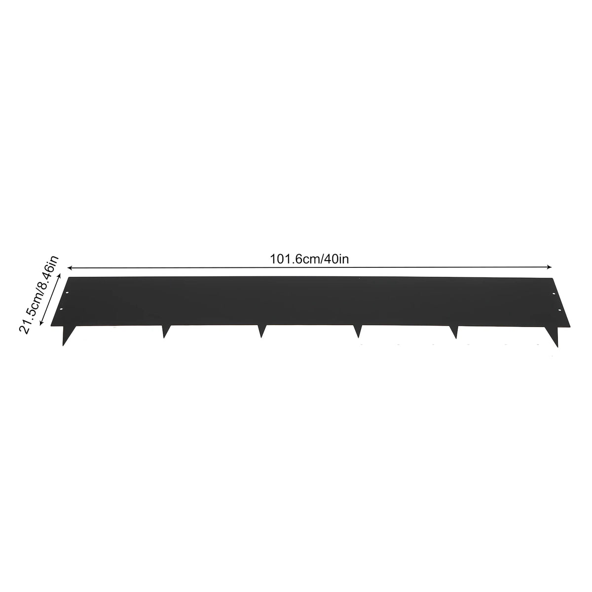 Bymoacar 6 Pack Garden Fence Lawn Barrier Steel Landscape, Garden Edging Durable Decorative Border for Garden Landscaping 40-inch x 8.46 inch