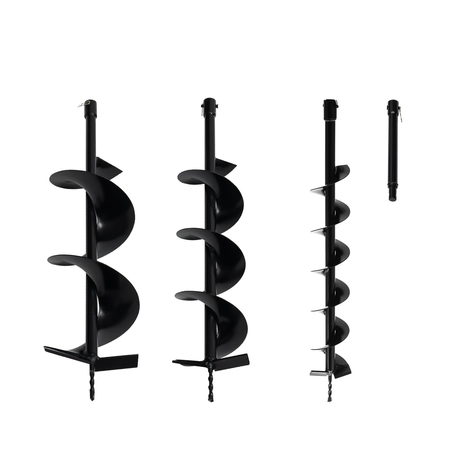 52cc Earth Auger Garden Power Floor Drill 2 Stroke Petrol Post Drill 3 Bits for Fence Post Hole Digger