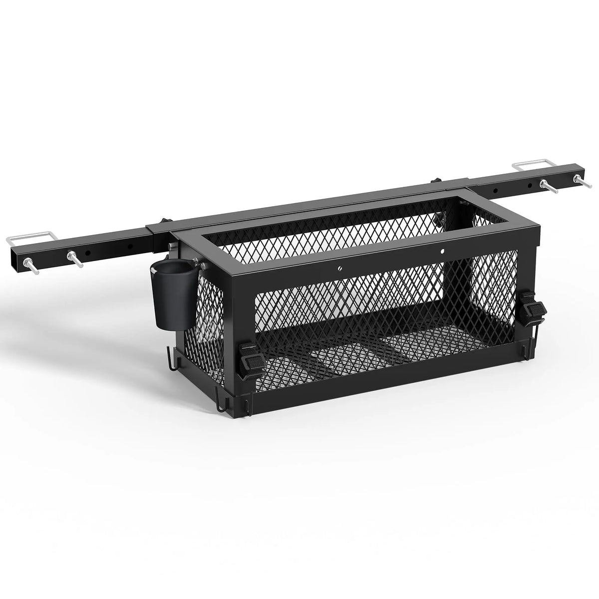 Studyset Heavy Duty Universal Tractor Tool Box Attachment, 23.5 X 10 X 10 Multi-Function Tool Basket, Storage Holder Compatible With Kubota Tractors, Zero Turn Mower
