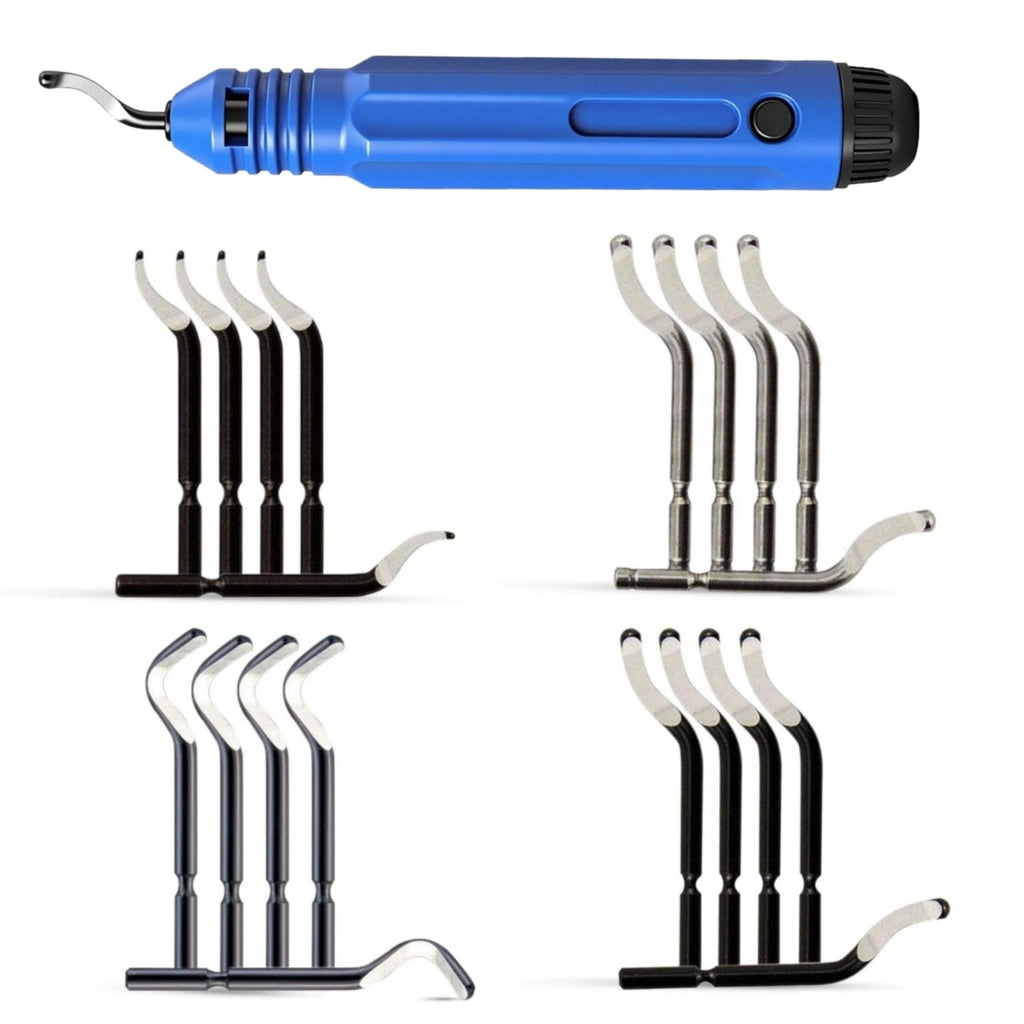 Deburring Tool with High Speed Steel Swivel Blade Burr Removal Reamer Works on Metal Resin PVC Pipes Copper Plastic 3D Printing