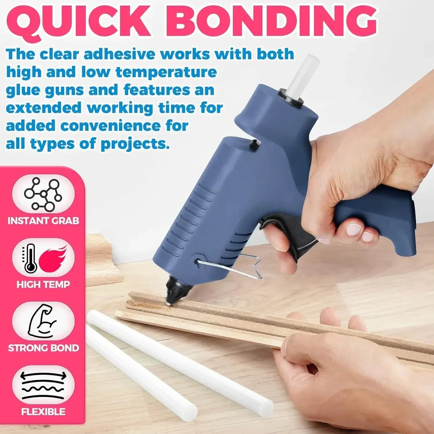 7/11mm Transparent Hot Melt Glue Sticks for Heat Pistol Gun Electric Glue Gun Glue Stick General Adhesive DIY Craft Repair Tools