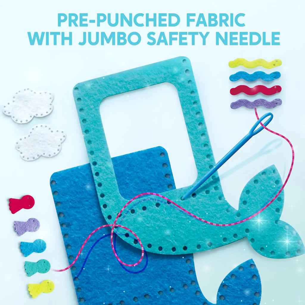JOYFY 7 Sewing Projects, My First Sewing Kit, Easy DIY Arts and Crafts for Girl