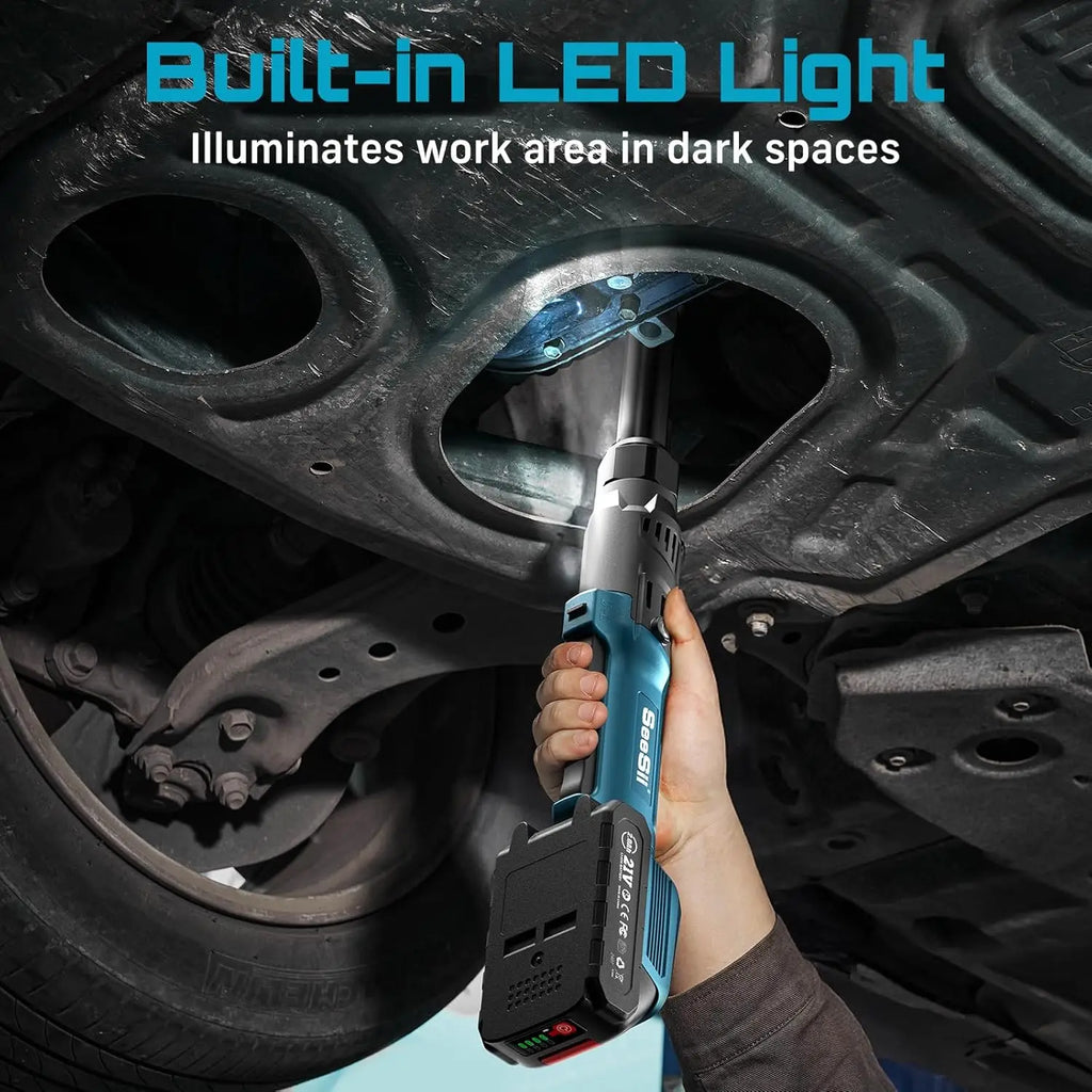 3/8" Cordless Electric Wrench, 80Nm