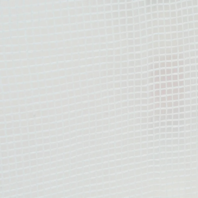 Outsunny 15' x 7' Walk-In Tunnel Greenhouse Kit with 6 Roll-Up Windows, Roll-Up Door, Steel Frame, White