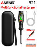 ANENG B21 NCV Voltage Tester Pen, Rechargeable AC 30~1000V Non Contact Detector, Live/Null Wire Breakpoint Finder Screwdriver, Electrician Test Tool
