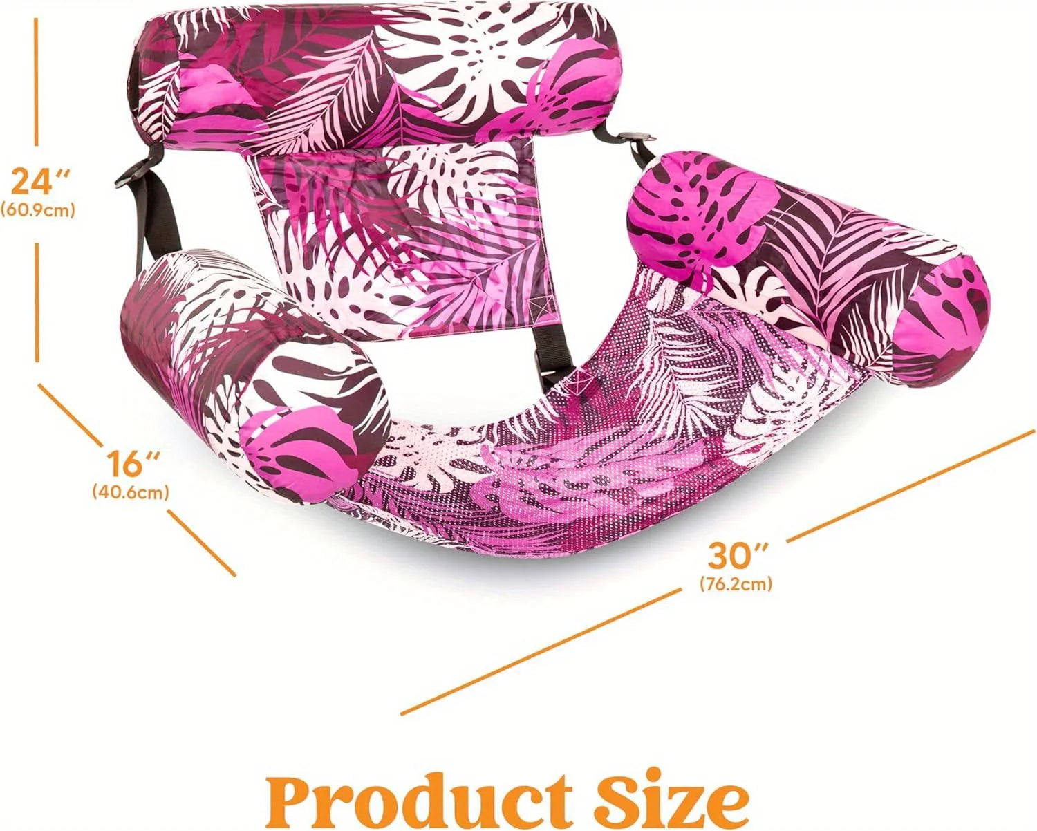 JOYFY 2 Packs Inflatable Pool Floats  Floating Lounge Chairs for Adult Floating Chair Summer Water Party