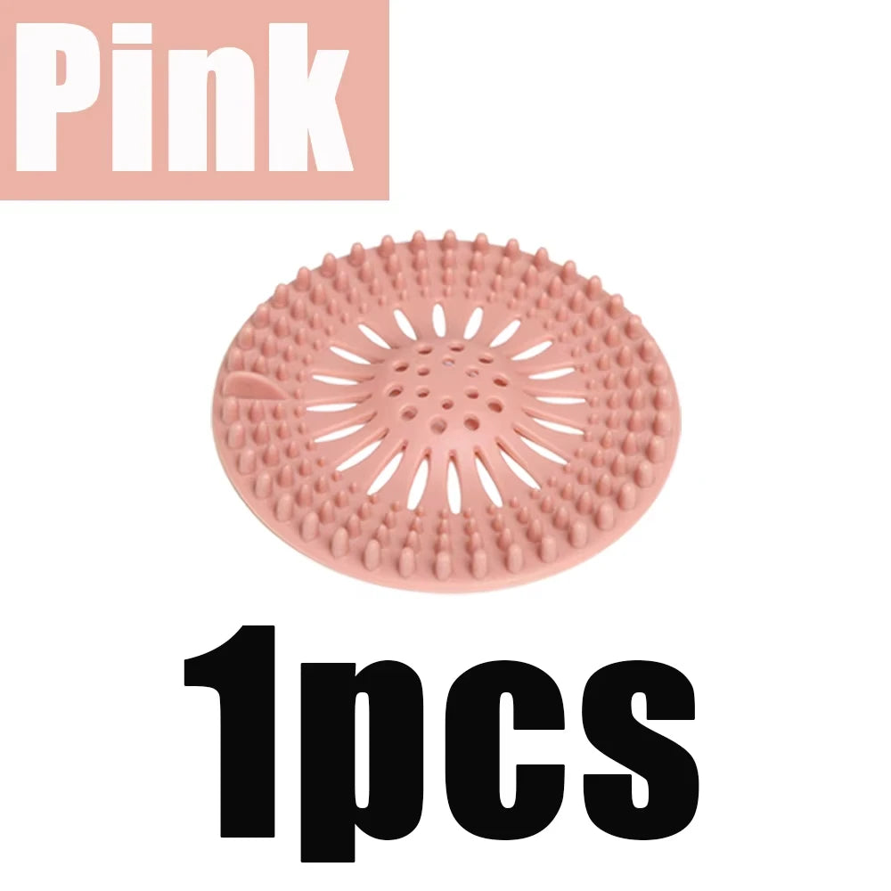 Sink/Tub Hair Trap, Strainer, Deodorizer, Silicone, 1-3 Pieces