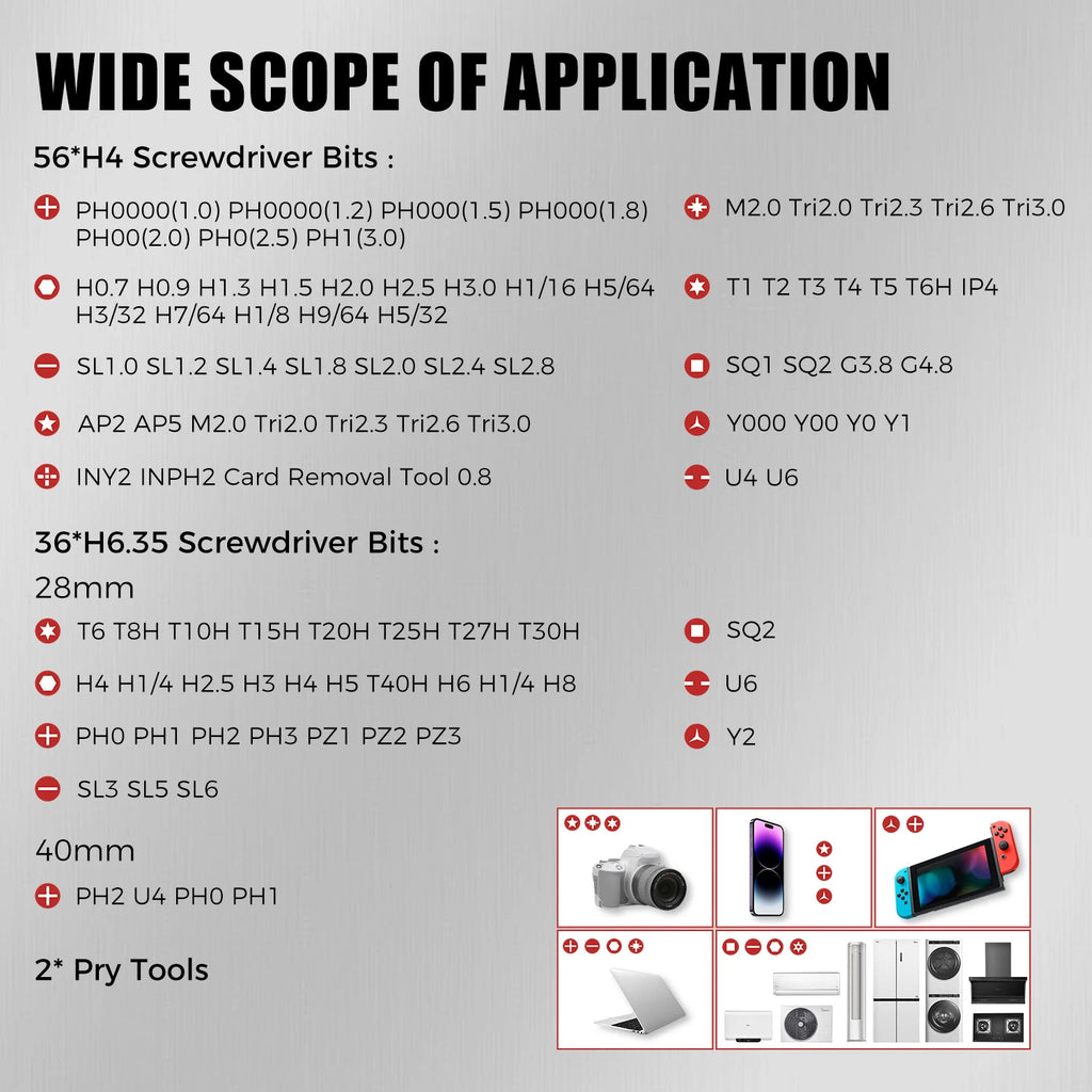VMAN 100-in-1 Multifunction Ratchet Screwdriver Set Multi Magnetic Bits Mini Repair Tool Kit Household Tool For PC & Desk Etc.