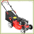 140cc 4-Stroke Self-Propelled Gas Lawn Mower, 20.5in High Wheel RWD, With Bag, Adjustable Height