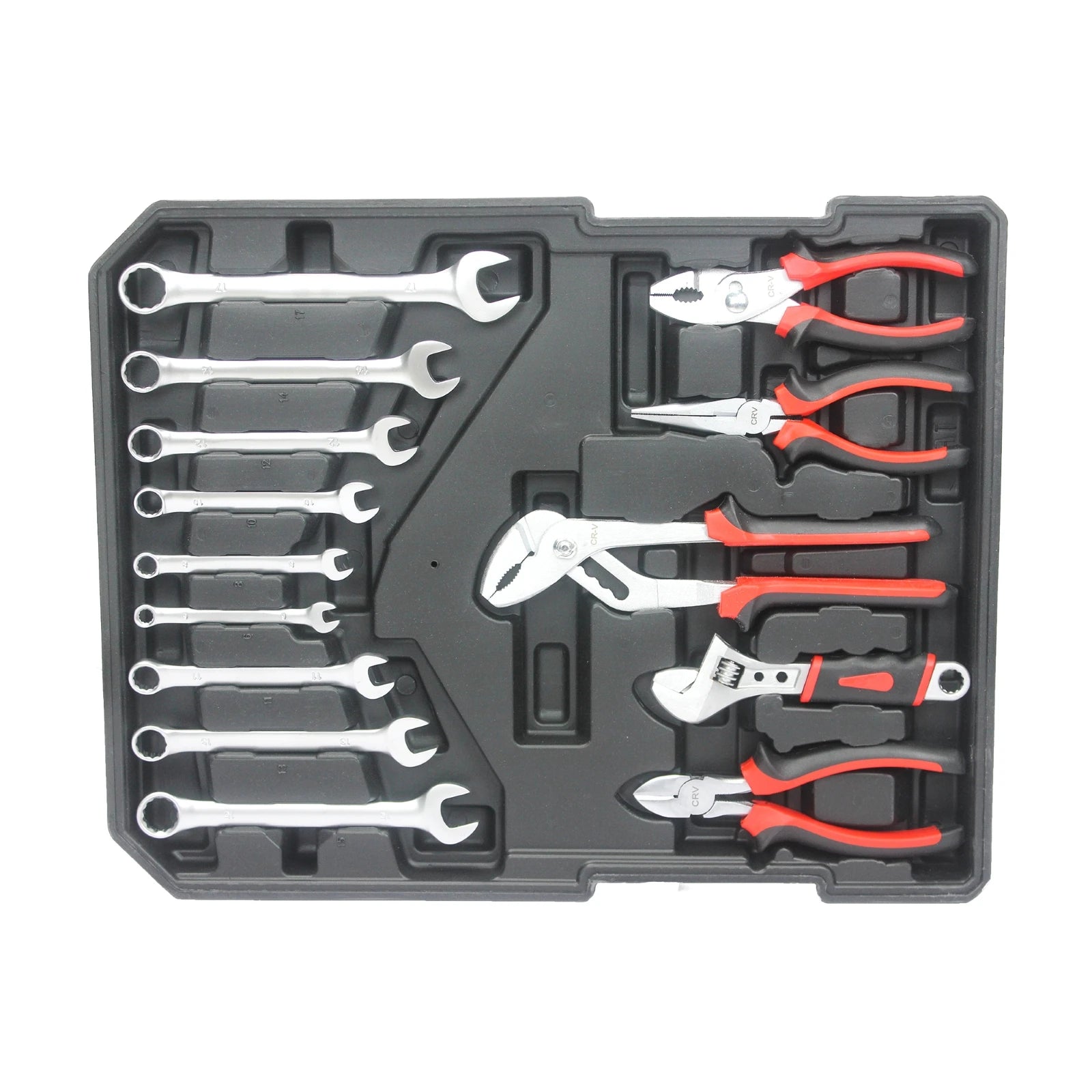 899 Piece Tool Set, Home Tool Kit with Rolling Toolbox, Hand Tool Set with Toolbox, Auto Repair Tool Set, Black
