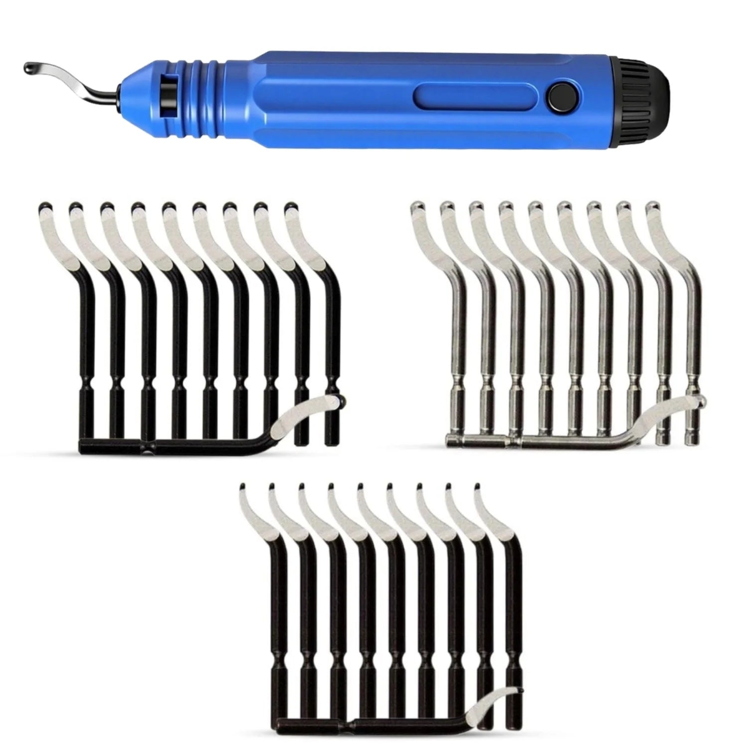 Deburring Tool with High Speed Steel Swivel Blade Burr Removal Reamer Works on Metal Resin PVC Pipes Copper Plastic 3D Printing