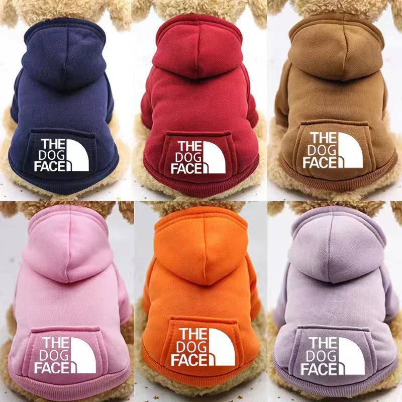 Winter Dog Hoodies, Sweatshirt Jacket, Warm Fashion Pet Coat