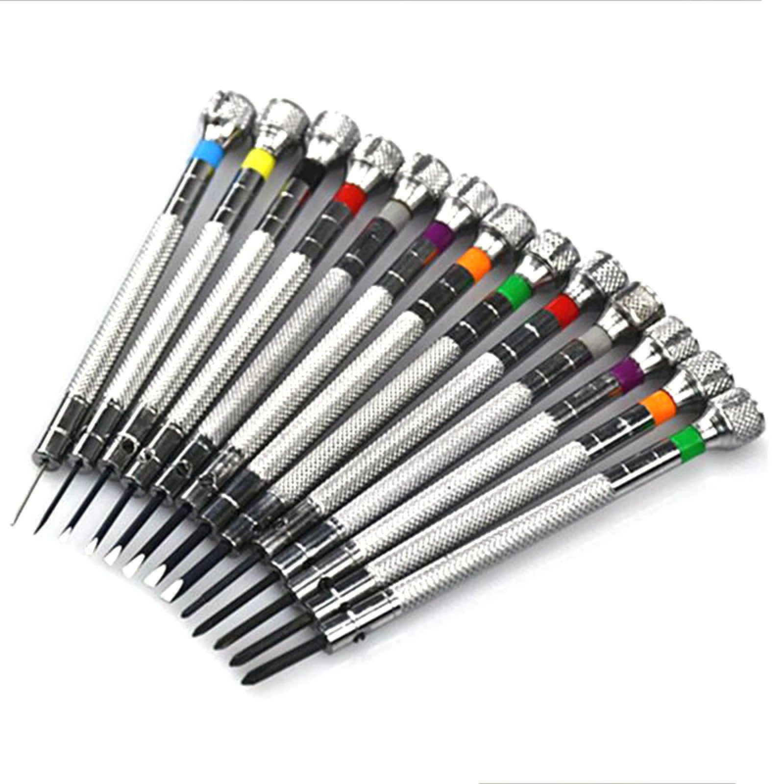Flat/Phillips Screwdriver Set, 13 Pieces, Watchmakers Watch Repair