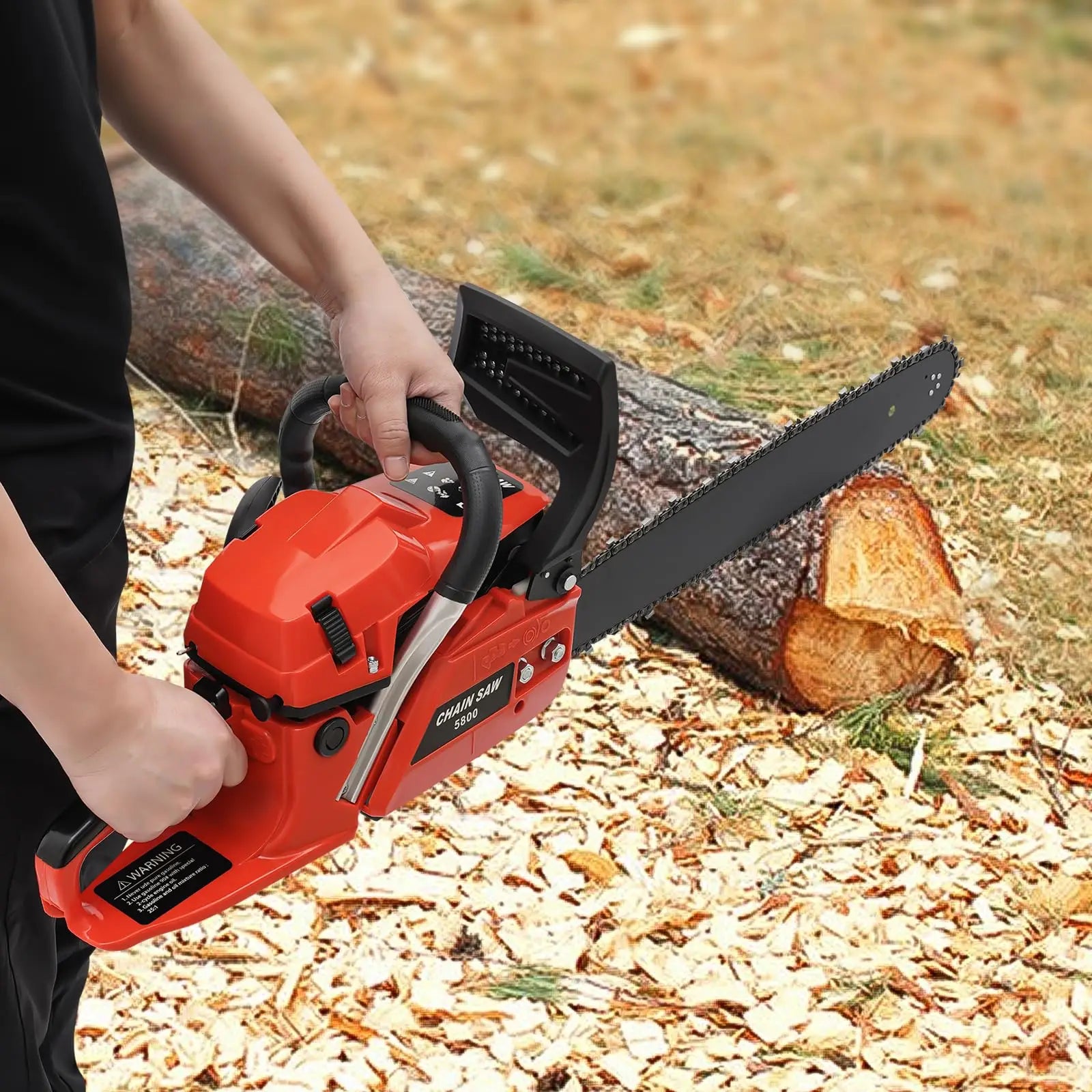 20-Inch Gas Chainsaw, 2-Stroke, 3.49Hp, 58cc
