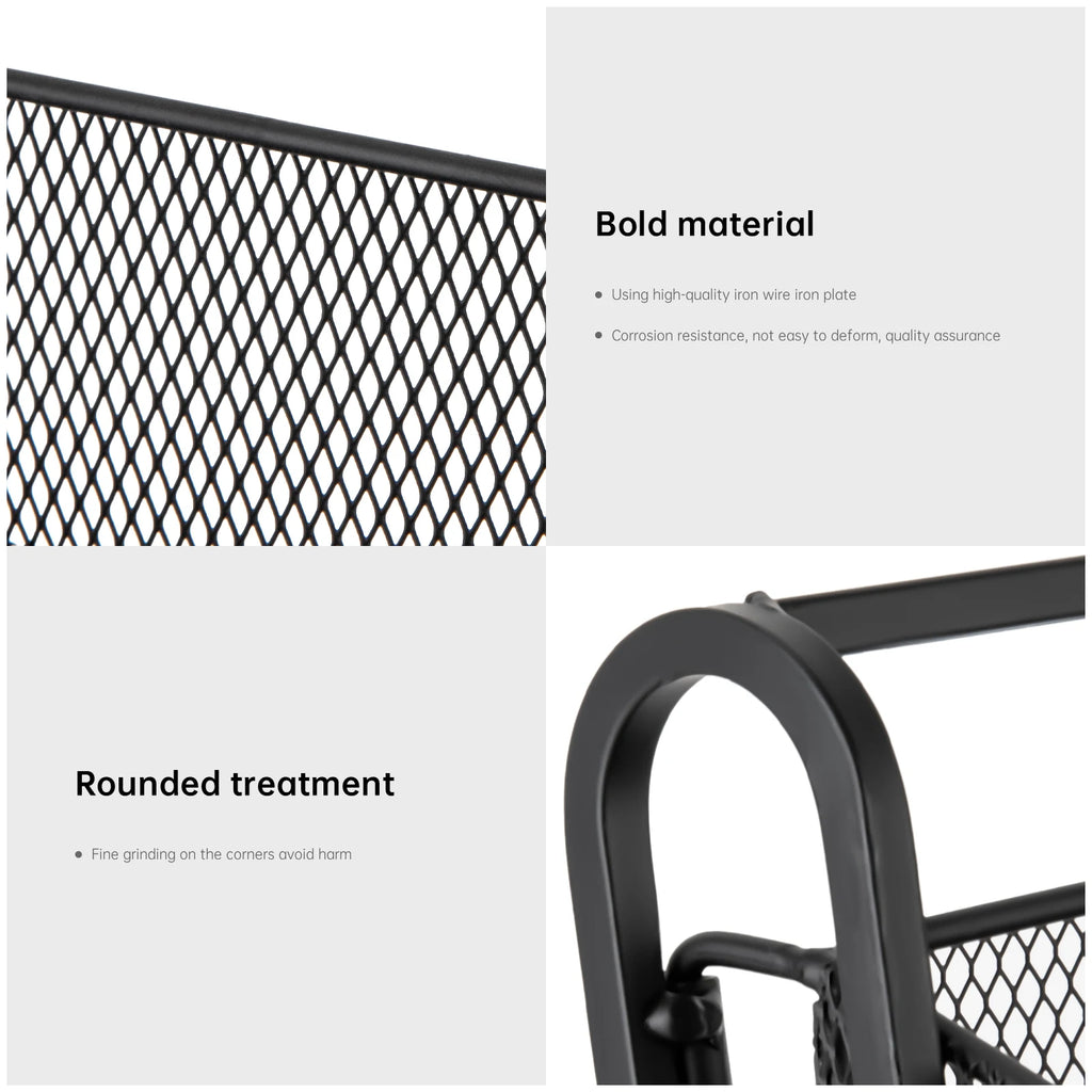 Multifunctional Storage Basket, 4 Tiers Retail Display Rack, Counter Groceries Display Shelf for Stores Office.