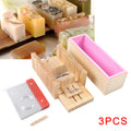 Pro Soap Making Kit, For Handmade Candles & Cakes, Adjustable Wooden Cutter, Slicer, Mold, Tools