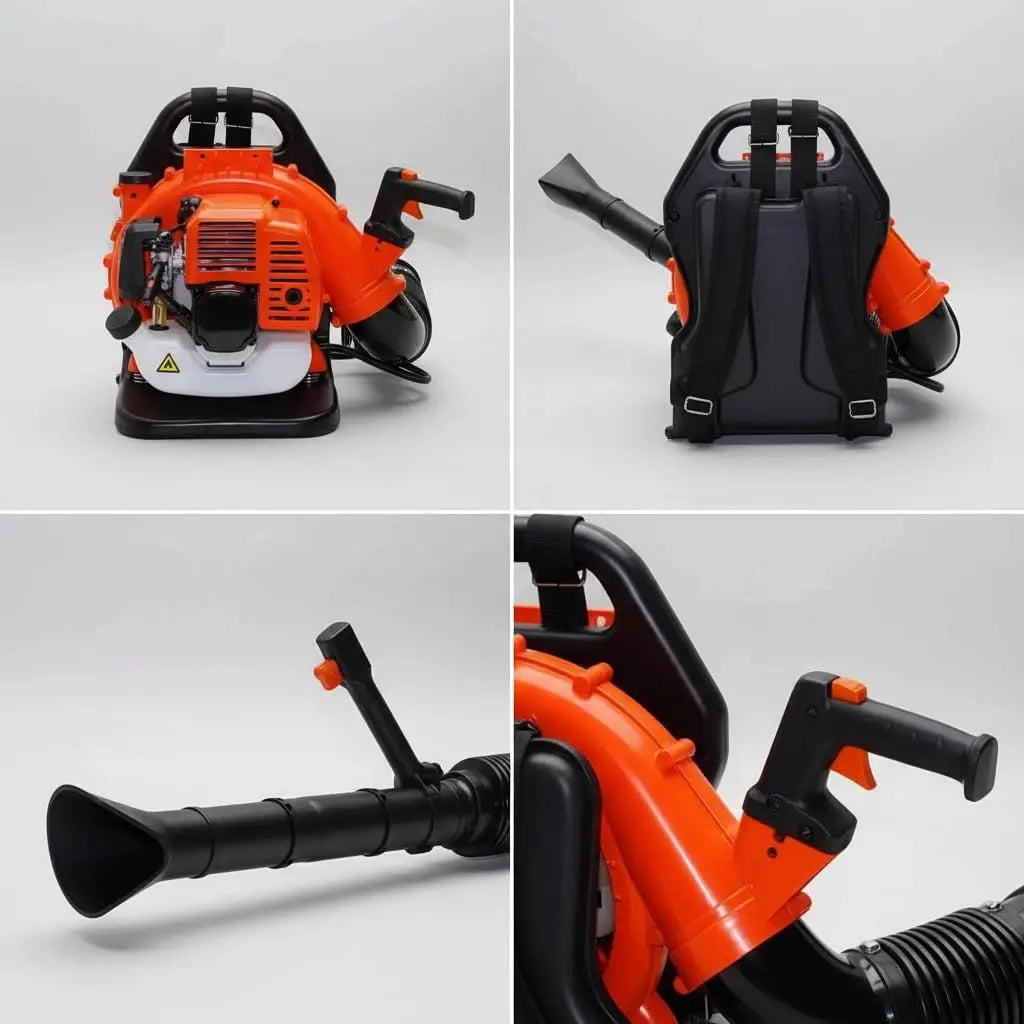 Gas-Powered Backpack Leaf Blower, High-Performance 2-Stroke Engine, Powerful Gas Leaf Blower with Adjustable, Customized
