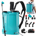 Garvee Battery Powered Backpack Sprayer 2.64/3.17/4.23 Gal, 18V Electric Garden Sprayer With 0-65 PSI, 5 Nozzles For Lawn Weeding