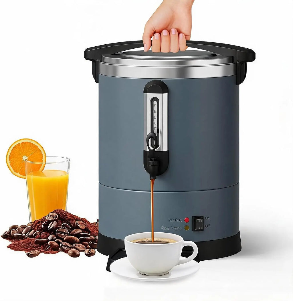Outlane 12L, 14L or 18L Coffee Urn Commercial Coffee Maker, Hot Water Urn - Large Coffee Maker With Double-Wall Stainless Steel, Quick Brew, Stays Hot for Tea & Beverage at Events & Catering
