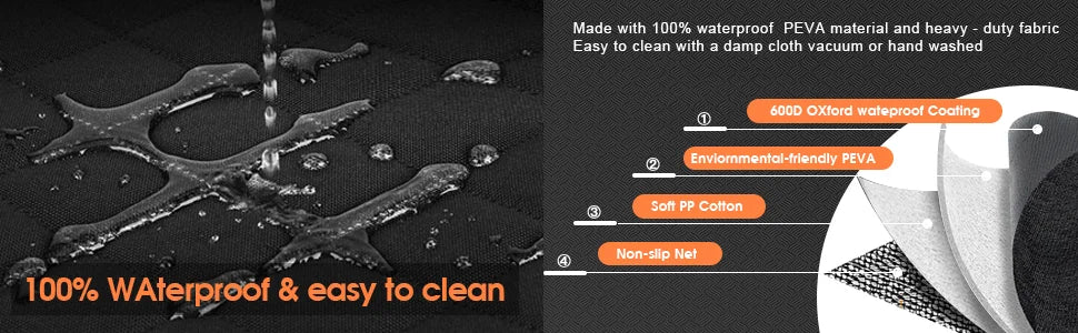 Dog Car Seat Cover, 100% Waterproof Seat Cover, Hammock For Pets, Scratch Proof, Nonslip, Durable. Soft Back Seat Cover for Dogs.