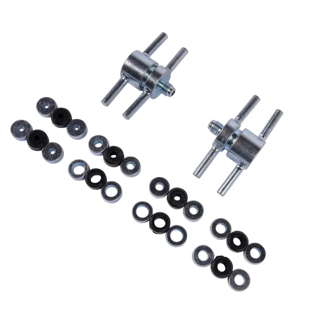 AP03 Process Tube Adapter Kit w/ Storage Case for 3/16" 1/4" 5/16" 3/8" Tubing 12458