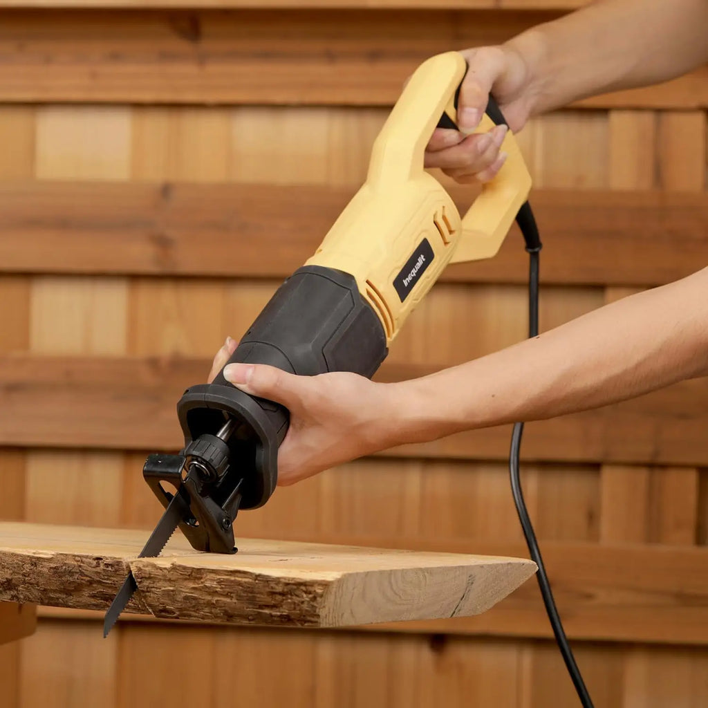 3000SPM Variable Speed Corded Reciprocating Saw, 4/5" Stroke Length for Wood, Metal & PVC Cutting