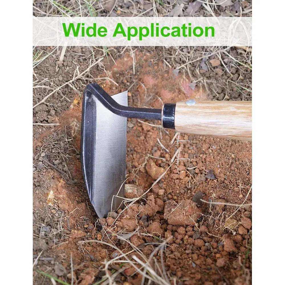 Weeding Sickle Hoe, Gardening Tool, Weed Remover, Hand Weed Cutter, Scythe with High Carbon Steel Blade for Cutting Grass, Soil