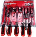 10-Piece Screwdriver Set with Ergonomic Handles