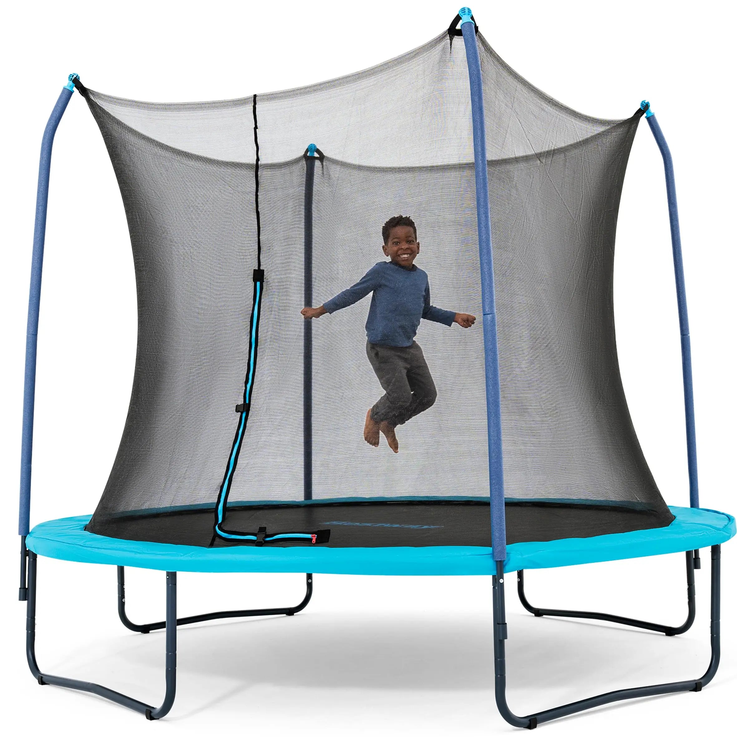 Bestway Xtreme Air Trampoline 10/12/15FT Outdoor Jumping Trampoline With No-Gap Safety Enclosure Net Foam Padded Poles For Kids